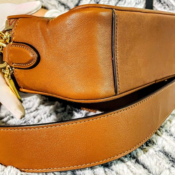 NWOT - COACH JES CROSSBODY 20 IN RAINBOW SIGNATURE CANVAS (C1308) - Picture 5 of 13